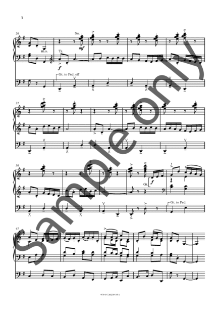 Trumpet Tune in G major Page 3 sample 01