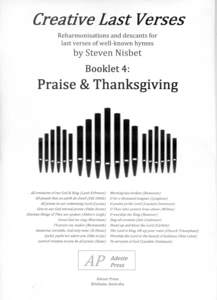 Creative Last Verses Booklet 4 Praise Thanksgiving